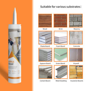 Eco-friendly Noiseproofing Soundproof <strong>Acoustic</strong> Caulk 280ml 300ml Water Based Acrylic Latex <strong>Acoustic</strong> <strong>Sealant</strong> - Product Image 5