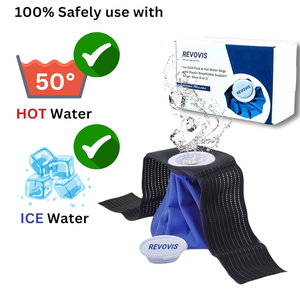 Komfortables wieder verwendbares elastisches atmungsaktives Heiß-und Kalt therapie paket lindert Schmerz verletzungen mit Eis beutel verpackung für die Wasser therapie - Product Image 2