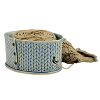 Panier en céramique fantaisie sur pied, écologique, en forme de tricot, design multifonctionnel pour la maison, vente en gros personnalisée