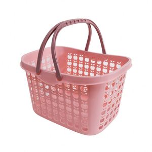 <span class=keywords><strong>Cesta</strong></span> <span class=keywords><strong>de</strong></span> la <span class=keywords><strong>compra</strong></span> <span class=keywords><strong>de</strong></span> plástico grueso portátil grande para supermercado KTV Snack Store para compras grupales para cestas <span class=keywords><strong>de</strong></span> almacenamiento - Product Image 1