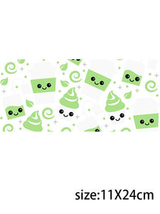 LETOP 1pcs Waterproof Custom 16oz UV pour DTF Cup Wrap Transfers Dog Mom Decals for Glass Cups for Milk & Coffee - Product Image 4