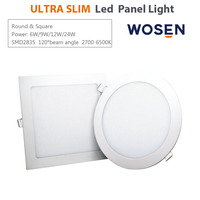 Dalle LED Encastrable Ultra-Fine 4 Pouces 6W Corps Aluminium avec Ouverture 105mm D120mm