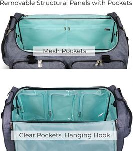 BSCI <b>Dance</b> <b>Costume</b> Duffel Rolling <b>Dance</b> <b>Bag</b>, Wheeled Collapsible Rolling Garment Rack, and Best Selling <b>Bags</b> - Product Image 3