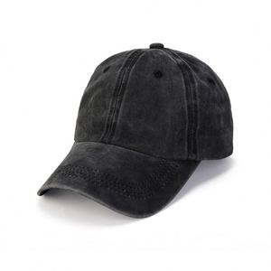 Promotional Private Label Distressed Washed Street Style Sporty Dobby Design <b>Baseball</b> <b>Cap</b> - Product Image 4