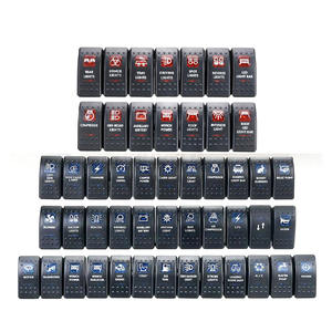 Interrupteur de commande de treuil <span class=keywords><strong>à</strong></span> LED bleue 5 broches SPST 20Amp étanche <span class=keywords><strong>à</strong></span> l'eau pour voiture camion UTV Moteur de treuil système 12V - Product Image 5