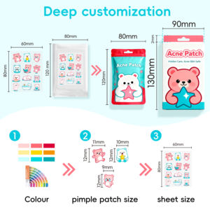 Dotdot personalizable Invisible hidrocoloide reparación nueva llegada arte Graffiti impreso mismo estilo de moda <span class=keywords><strong>mercado</strong></span> principal cúrcuma - Product Image 5