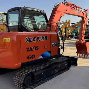 Excavatrice d'occasion Hitachi ZX60, mini-excavatrice Hitachi d'occasion, 6 tonnes, 7 tonnes, machine d'excavation Hitachi ZX60 à vendre - Product Image 1