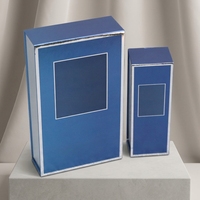 Boîte cadeau rectangulaire sur mesure à couvercle rabattable, de qualité supérieure, en forme de livre, avec emballage multicouche pour compléments alimentaires enzymatiques, impression UV