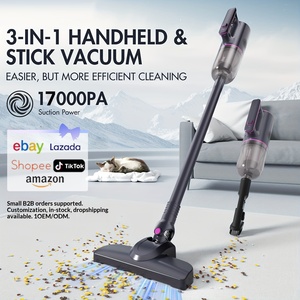 <span class=keywords><strong>Aspirateur</strong></span> sans fil à main Technologie cyclonique Filtre lavable 1700 AW Aspiration légère Moteur à brosse pour voiture Maison Animaux - Product Image 2