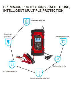 Automatic Portable <strong>Car</strong> <strong>Battery</strong> <strong>Charger</strong> 12V 24V Motorcycle Pulse Repair <strong>Trickle</strong> <strong>Charger</strong> <strong>for</strong> GEL AGM Lead Acid <strong>Battery</strong> - Product Image 4