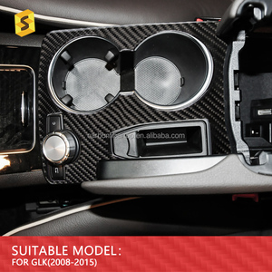 Accesorios de fibra de carbono suave ES, pegatina de Hoder de taza de agua para <span class=keywords><strong>Mercedes</strong></span> Benz C300 W204 2007 2008 2009 <span class=keywords><strong>2010</strong></span> 2011 - Product Image 3
