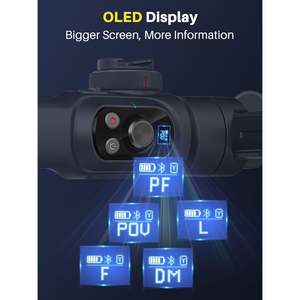 Estabilizador de Gimbal para Teléfono Inteligente Aochuan S2 Pro con Micrófono para Grabación de Video con Teléfono Móvil, Plástico Negro - Product Image 4