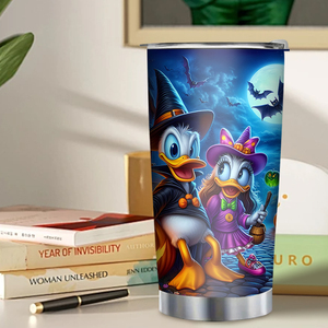 20oz UV baskılı paslanmaz çelik bardak çevre dostu fonksiyonel Anime cadılar bayramı konik fincan - Product Image 3