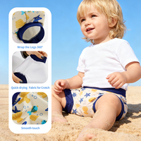 Nouvelle collection de couches de bain réutilisables en tissu pour bébés et enfants, taille haute, anti-fuites, pour la plage