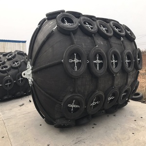 Parafanghi Marini Pneumatici Galleggianti Yokohama <span class=keywords><strong>Net</strong></span> Type da 50kPa e 80kPa con Catena e Rete per Attracco Nave a Nave - Product Image 4