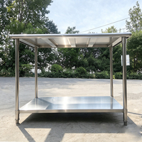 Tables de travail en acier inoxydable pour la découpe de viande, équipement commercial pour hôtels et restaurants, autres fournitures pour hôtels et restaurants