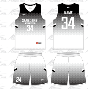 Pakaian Latihan Bola Basket HBG Bernapas Cepat Kering Set Jersey dan Celana Pendek Bola Basket Seragam Bola Basket Dewasa Set Pria - Product Image 6