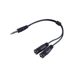Audio Converter 3.5mm Male To Dual Female <b>Splitter</b> <b>Cable</b> For Headphone Mic Laptop Computer Audio Connection - Product Image 4