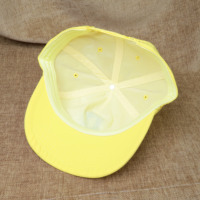 Casquette de baseball à visière courte en tissu imperméable avec broderie 3D du logo de la marque personnalisée