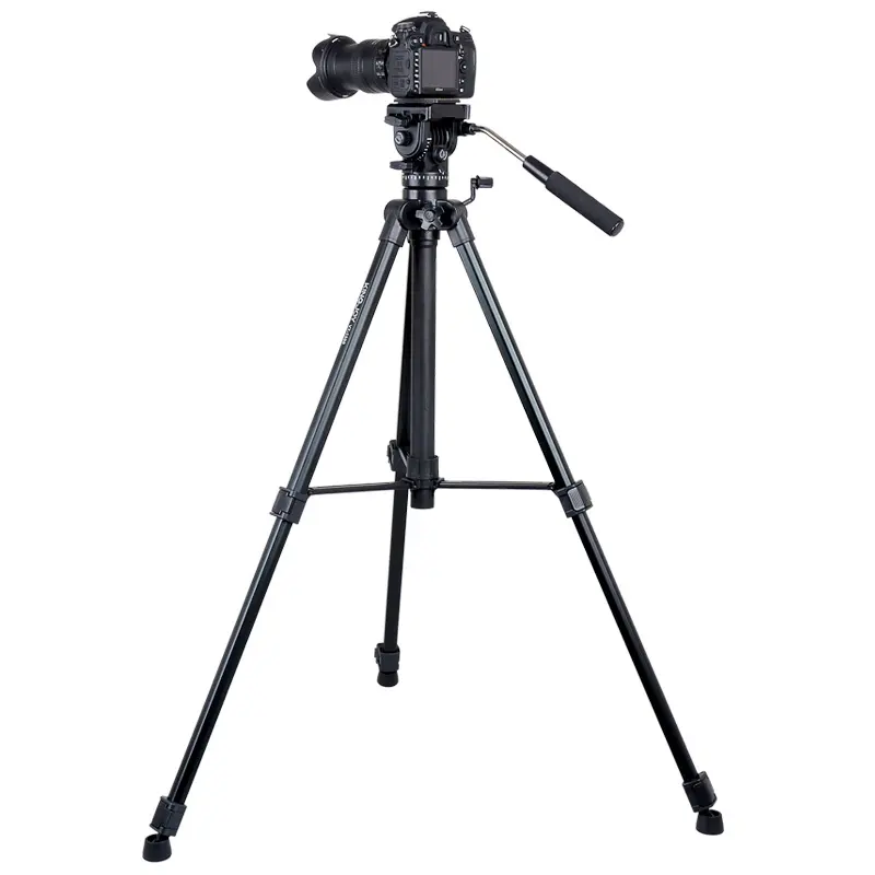 KINGJOY VT-1500 Tripod Stand Profesional for Canon Nikon SLR Camera Tripod Video Aluminum Bracket Holding Ball Head