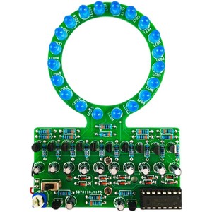 OKYN-G6210 CD4017 Circular Gradient LED Flow Light <b>DIY</b> Electronic <b>Kit</b> <b>DIY</b> Electronic <b>Kit</b> - Product Image 2