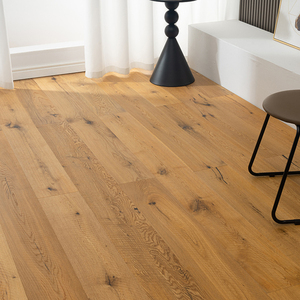 Parquet en bois d'ingénierie Craftsman RoHS multicouche, lisse, laqué UV, grade ABC, anti-rayures, T&G, 15 mm, chêne clair, pour maison et bureau - Product Image 2