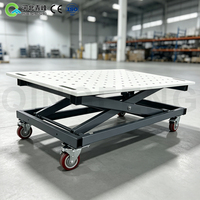 Table de soudage à fonction de levage, en acier, hauteur réglable, avec option d'outils de serrage, table de travail de soudage certifiée CE ISO, fabrication chinoise