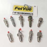 Buse de graissage pour régulateur de chenilles et valve de remplissage pour excavatrice KATO série HD, pièces de lubrification