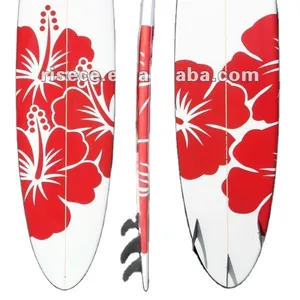 Placa de surf feminino, flor da moda para surf