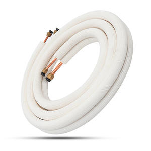 Tuyau en <span class=keywords><strong>cuivre</strong></span> non allié de haute pureté en forme de pancake pour climatiseurs/réfrigérateurs, dimensions personnalisables, grade T2 C11000, Hong - Product Image 1