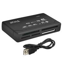 Lector de Tarjetas 6 en 1, SD, TF, CF, XD, MS, MMC, USB 2.0 Externo, Apto para Portátiles/Tabletas/Teléfonos, Suministrado Directamente por el Fabricante