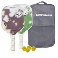 Raquette de pickleball Influence Model 5003, noyau en nid d'abeille, Kevlar de quatrième génération, certifiée USAPA, épaisseur 15 mm, 800 g, professionnelle, antichoc