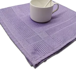 Paño de limpieza de microfibra con color y tamaño personalizados, toalla de té súper absorbente de agua bonita/