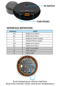 MG8008 бесщеточный редукционный коэффициент 1:9 мини-редуктор малого размера для экзоскелета роботизированной руки - Product Image 3