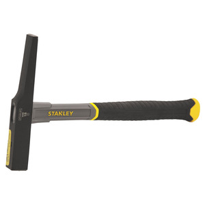 Martillo de fibra de vidrio Stanley de 12 oz con mango de goma para carpintería y construcción - Product Image 1