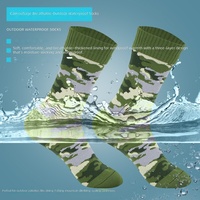 Chaussettes longues imperméables et respirantes, coupe-vent thermiques pour la randonnée, la pêche, le camping, la livraison, le cyclisme et le ski