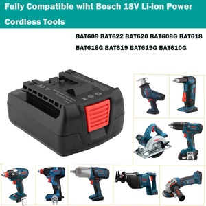 Batterie d'outil sans fil 18V BAT609 BAT618G 1.5Ah pour outil électrique Bosch 18V Perceuse sans fil BAT610 BAT611 BAT619 <span class=keywords><strong>ProCore</strong></span> 18 Volt - Product Image 6