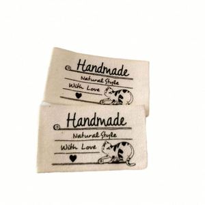 Etiquetas Tejidas de Algodón Personalizadas al por Mayor, MOQ Bajo de 100 Piezas, Etiquetas para Ropa - Product Image 4