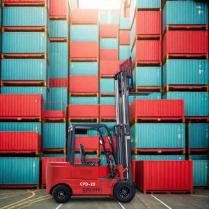 מלגזה חשמלית מדגם חדש לשנת 2025, תוצרת סין, עם תא נהג, אורך מזלגות 1220 מ\\\"מ, 2 טון, במחיר מפעל נמוך, למכירה. - Product Image 6