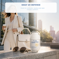 Crème solaire visage SPF 50 de haute qualité, bio, naturelle, hydratante, respectueuse des récifs coralliens, résistante à l'eau, protection UV, OEM, étiquette privée personnalisée