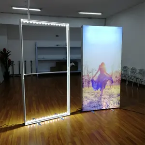 SEG Aluminum Frame Photography Textile Trade Show Advertising Fabric Frameless LED Backlit Light Box