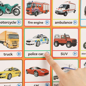 Poster Educativo Interattivo per la Casa a Prezzo di Fabbrica, Apprendimento dei Veicoli, Grafici Musicali da Parete - Product Image 3