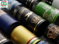 Capsules de bouteilles en aluminium anti-effraction, écologiques, colorées, thermorétractables pour l'emballage de vin, spiritueux, grappa, bière et vinaigre