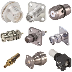 R142217000 RF Connectors Coaxial Connectors BNC(F) ST SQ J <strong>K</strong> <strong>CR</strong> - Product Image 1