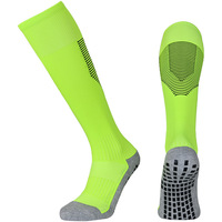 Chaussettes de football professionnelles ODM de compression, sportives, doublées en tissu éponge, montantes au-dessus du genou, antidérapantes pour hommes, femmes et enfants