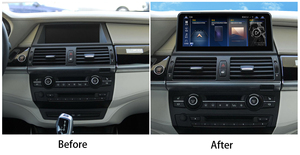 Système Android double pour BMW X5 E70 CIC 10-13, conserve le système CIC d'origine, GPS multimédia, écran tactile HD 10,25 pouces - Product Image 2