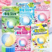 Échantillon gratuit nettoyant hygiénique pour cuvette de toilette à bulles avec eau de javel
