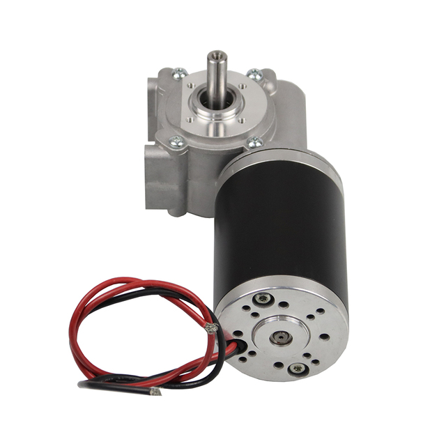 CE Rohs ISO Certificate PMDC Brush Brushed Dc Servo Motor 12v 24v 50w up to 200w with Worm Gear Motor + Intelligent Encoder