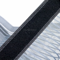 Moustiquaires magnétiques en polyester de haute qualité, design moderne, rideaux de porte pliants anti-moustiques pour hôtels, prix de gros