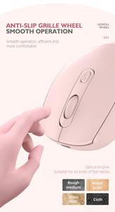 Mouse rosa sem fio wireless ricaricabile mouse drahtlos bluetooth maus tipo c mouse per mini notebook portatile - Product Image 3
